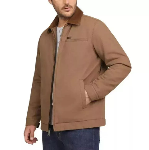 Wrangler Men's Brown Canvas Work Jacket  |Wrangler Lebanon