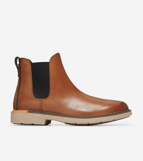 Cole Haan Men's Camel  Leather Chelsea Boot ACS241(shoes 61)