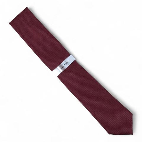 Alfani Men's Burgundy Elloree Solid Tie Necktie  | Alfani In Lebanon