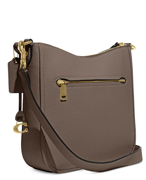 Coach Women's Brown BrassDark Stone Crossbody  | Coach In Lebanon