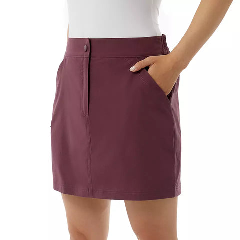32 Degrees Women's Burgundy Skirts ABF5025