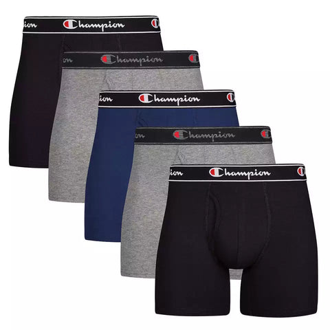 Champion Men’s Multicolor Cotton Stretch 5 Pack Boxers |Champion In Lebanon