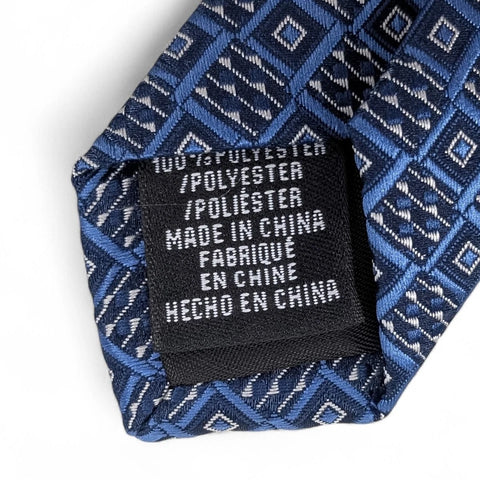 Perry Ellis Portfolio Men's Navy Blue Necktie Randall Neat Square | Perry Ellis Portfolio In Lebanon