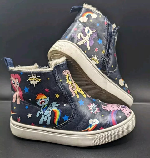 H&M My Little Pony Girl's Navy Printed Ankled Boots | Hasbro In Lebanon