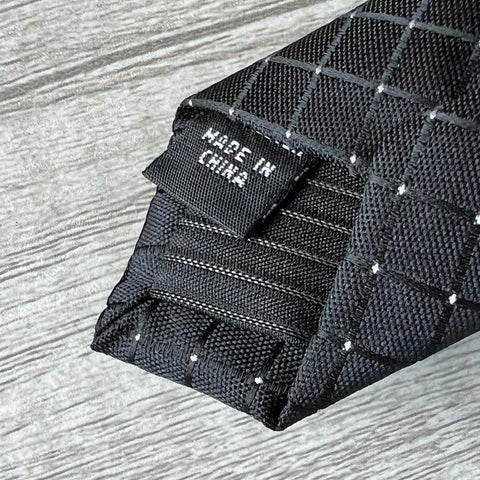 Alfani Men's Black Malone Grid Tie | Alfani In Lebanon