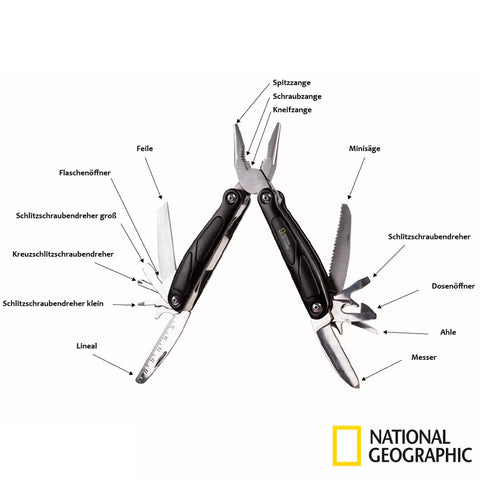 National Geographic 13-in-1 Stainless Steel Multifunction Tool | National Geographic In Lebanon