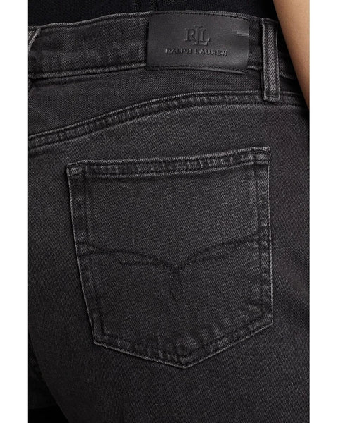 Lauren Ralph Lauren Women's Black Washed Relaxed Tapered in Empire Jeans| Lauren Ralph Lauren In Lebanon