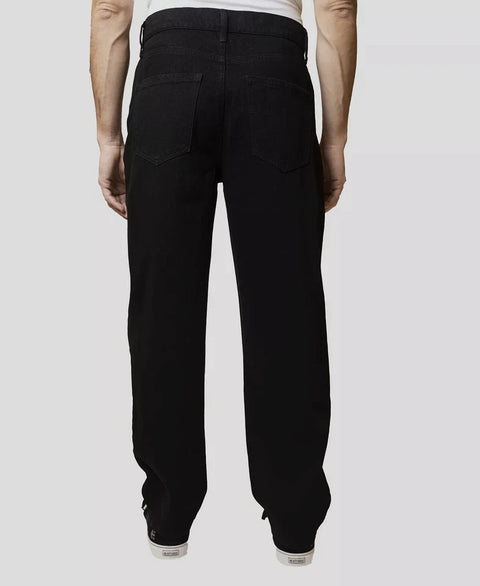 Lazer Men's Black Loose Fit Rigid Casual Denim Pants Jeans | Lazer in Lebanon