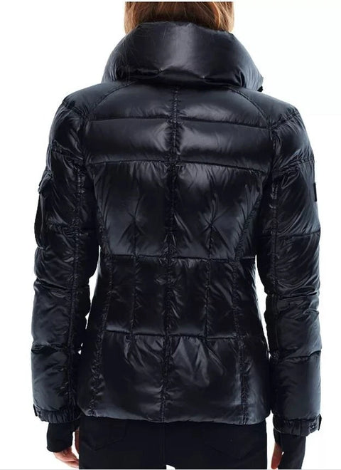 Sam New York Women's Black  Freestyle Down Nylon Puffer Jacket | Sam In Lebanon