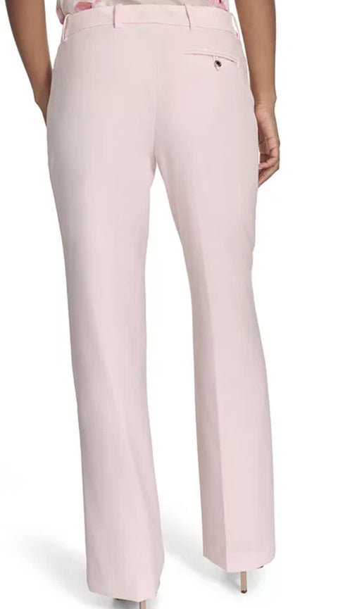 Calvin Klein Women's Light Pink Modern-Fit Straight-Leg Pant Slacks Trouser | Calvin Klein In Lebanon