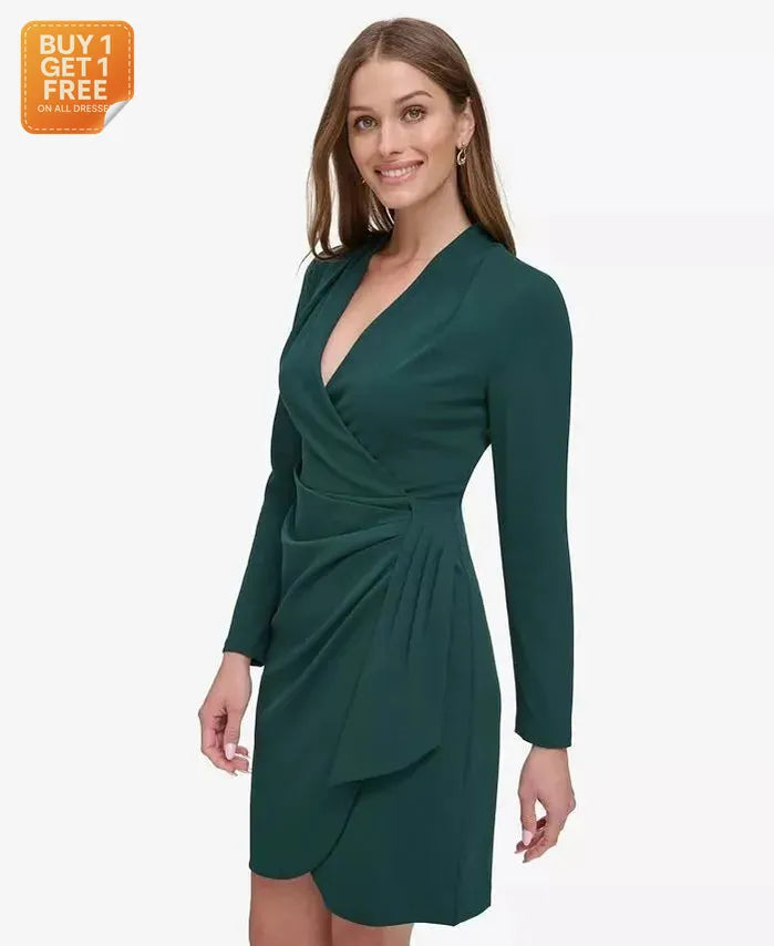 Dkny Women's Green Long Sleeve Dress |Dkny in Lebanon