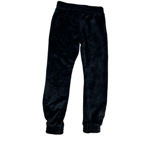 Colette Lilly Black Soft Plush Sweatpants Joggers with Sequin Heart | Colette Lilly in Lebanon