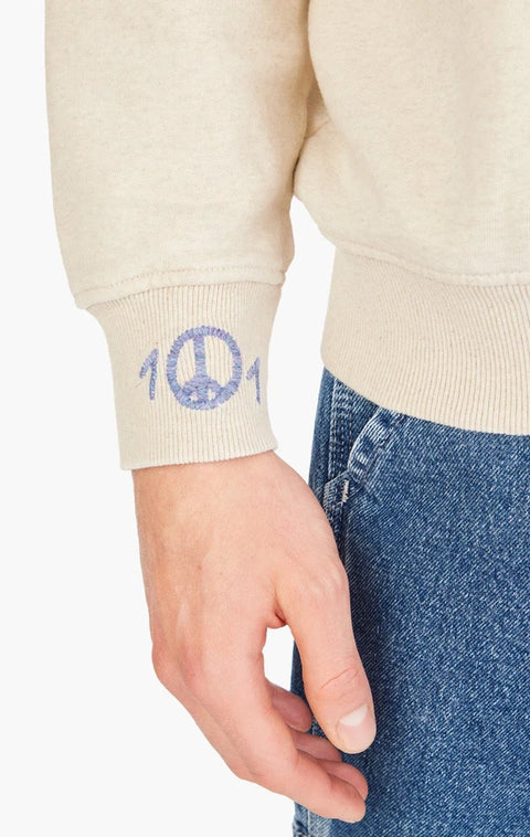 Lee Men's Greige 101 Linen Blend Sweater | Lee In Lebanon