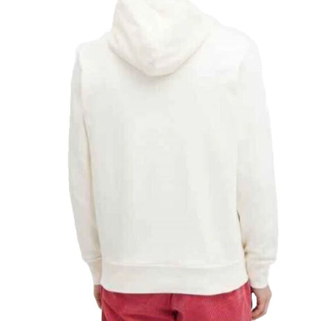 Polo Ralph Lauren Men's Off White Fleece Big Pony Hoodie | Polo Ralph Lauren In Lebanon