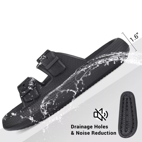 Cushion Slide 32 Cool Unisex Black Slipper |Cushion Slide 32 in Lebanon
