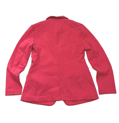 Michael Kors Women's Deep Fuchsia One-Button Stretch Formal Blazer | Michael Kors In Lebanon