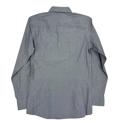 Bar III Men's Dark Blue Slim Fit Stretch Chambray Dress Shirt | Bar III In Lebanon