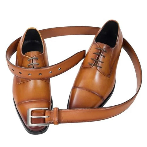Club Room Men's Brown Genuine Leather Dress Belts | Club Room In Lebanon