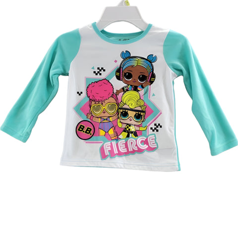 LOL Surprise Girl's Green LOL Printed Long Sleeve Blouse | LOL Surprise In Lebanon