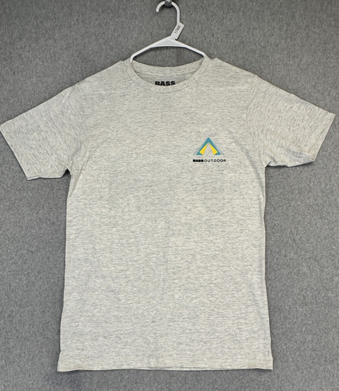 Bass Outdoor Men's Light Gray T-Shirt ABF845 shr