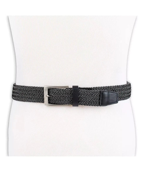Alfani Men's Black Stretch Braided Cord Belt | Alfani In Lebanon