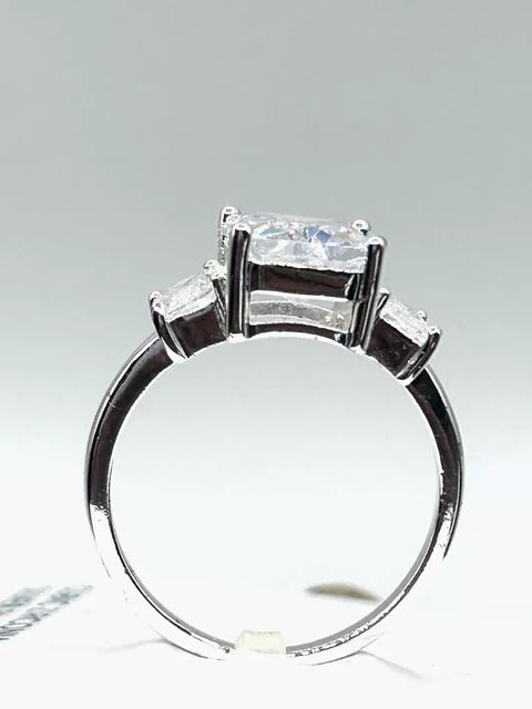 Charter Club Women's Fine Silver Plate Triple Crystal Ring |Charter Club in Lebanon