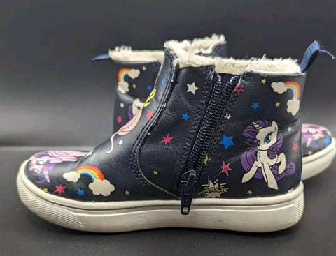 H&M My Little Pony Girl's Navy Printed Ankled Boots | Hasbro In Lebanon