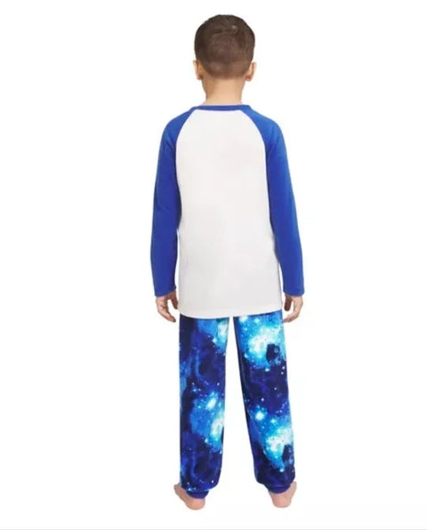 Lands' End Boy's Blue & White 3-Piece Rope Pajamas Set |Lands' End In Lebanon