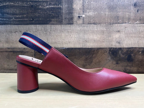Vaila Women's Red Dress Heeled Sandal | Vaila In Lebanon