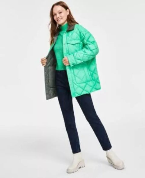 Calvin Klein  Women's Reversible Quilted Barn Jacket  |Calvin Klein Jeans In Lebanon
