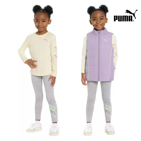 Puma Girl's Purple/Grey  Set 3 Pieces | Puma in Lebanon