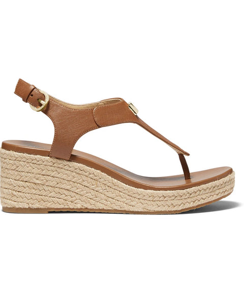 Michael Kors Women's Brawn Laney Luggage Thong Espadrille Heeled Sandals | Michael Kors In Lebanon