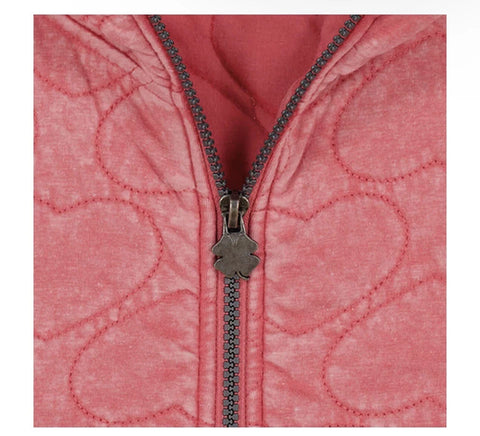 Lucky Brand Girl's Pink Full-Zip Quilted Hooded Jacket  |Lucky Brand In Lebanon