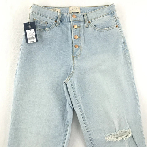 Universal Thread Women's Light Blue High Rise Slim Leg Fit Full Jeans | Universal Thread In Lebanon