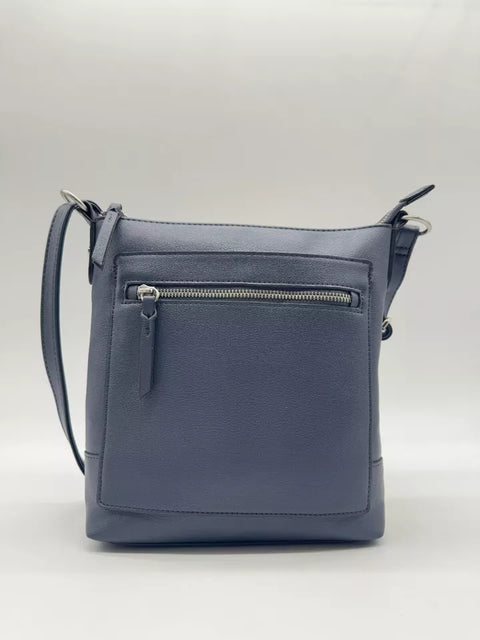 Style & Co Women's Navy Hudsonn Faux Leather Small Crossbody Bag| Style & Co In Lebanon