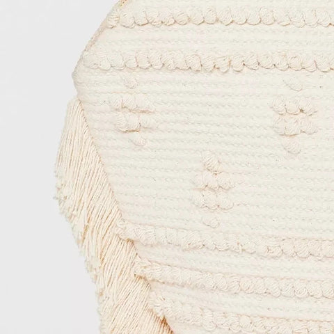 Shade & Shore Women's Off White Straw Fringe Tote Handbag | Shade & Shore In Lebanon