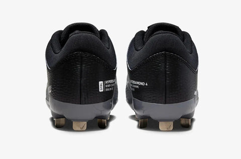Nike Boy's Grey Hyperdiamond 4 Pro Metal Softball Sneaker | Nike In Lebanon
