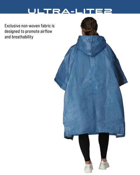 Frogg Toggs Blue Ultra-Lite Reusable Waterproof Breathable Poncho | Frogg Toggs In Lebanon