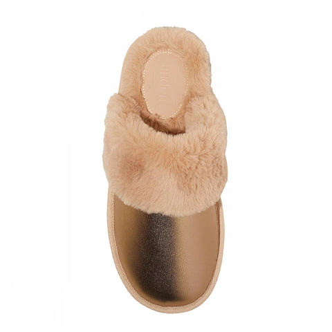 Auden Women's Brown Rae Metallic Scuff Slippers | Auden In Lebanon