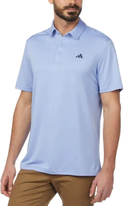 Adidas Men's Light Blue Polo Neck Solid T-Shirt | Adidas In Lebanon