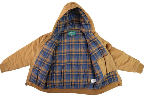 Woolrich Men's Brown Canvas Hooded Jacket | Woolrich In Lebanon