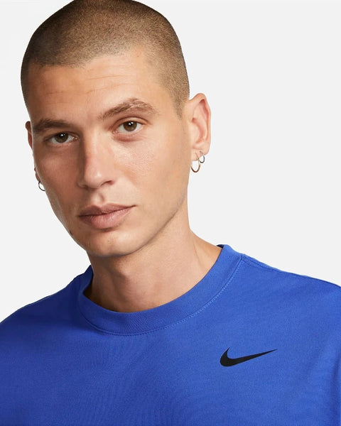 Nike Men's Light Royal Blue Dri-Fit Legend Fitness Training T-Shirt | Nike In Lebanon