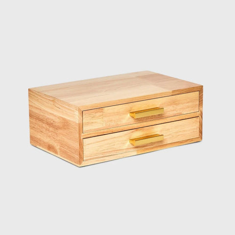 A New Day Women's Two Drawer Wood Organizer Jewelry Box |A New Day In Lebanon