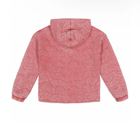 Lucky Brand Girl's Pink Full-Zip Quilted Hooded Jacket  |Lucky Brand In Lebanon