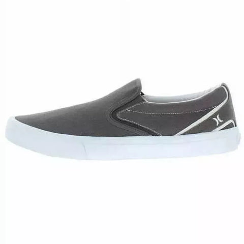 Hurley Men's Gray Arlo Slip On Casual Canvas Shoes Sneakers | Hurley In Lebanon