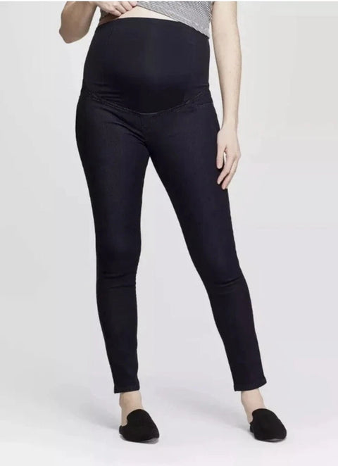 Isabel Women's Navy Over Belly Maternity Jeans | Isabel In Lebanon