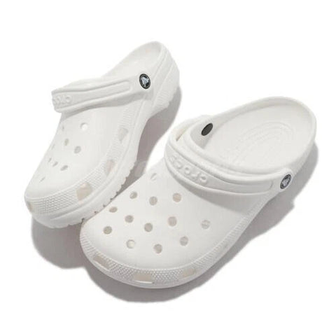 Crocs Men's White Classic Slippers | Crocs In Lebanon