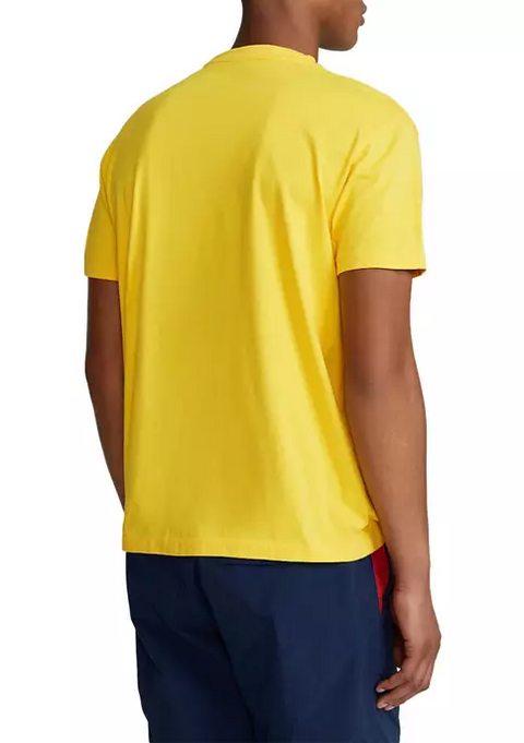 Polo Ralph Lauren Men's Yellow T-Shirt ABF827 shr