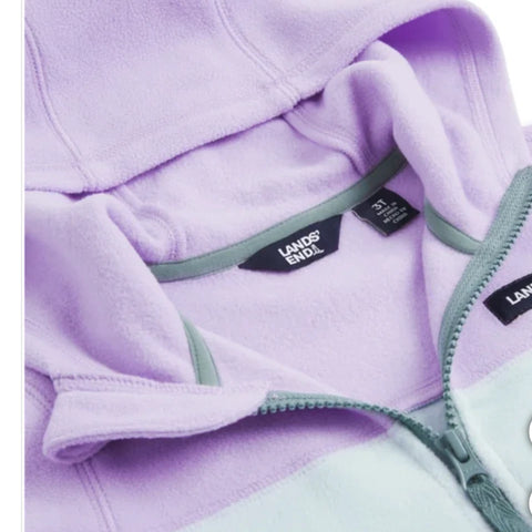 Lands' End Girl's Full Zip Fleece Hooded Jacket |Lands' End In Lebanon