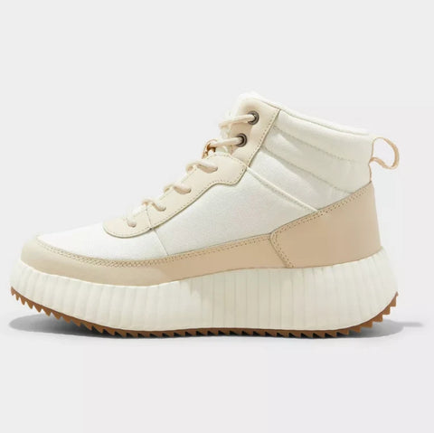 Universal Thread Women's Beige Shyla Platform Hiker Boots |Universal Thread In Lebanon